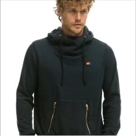 Aviator Nation Ninja Pullover Sweater, Charcoal NWOT - Picture 5 of 6